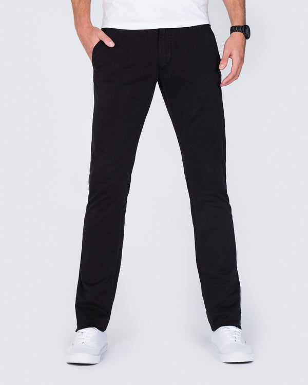 Cub Frog Tapered Fit Tall Chinos (noir)