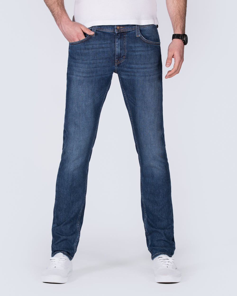 Mustang Oregon Tapered Slim Fit Tall Jeans (denim blue)