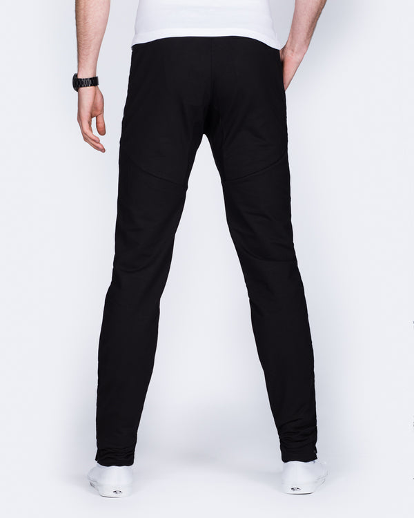 2t Slim Fit Zip Hem Training Joggers (black)