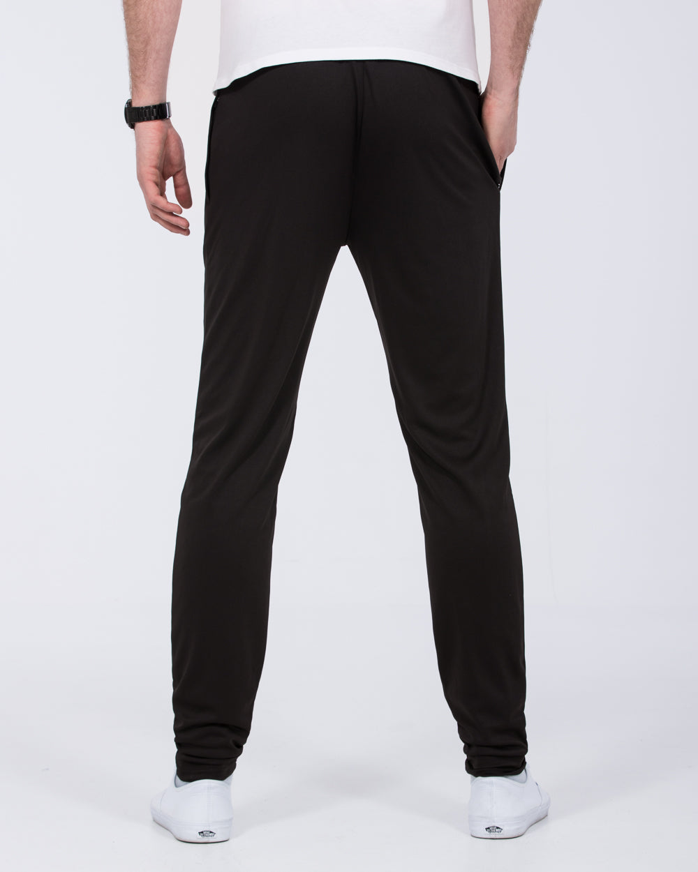 Mens open hem jogging bottoms on sale