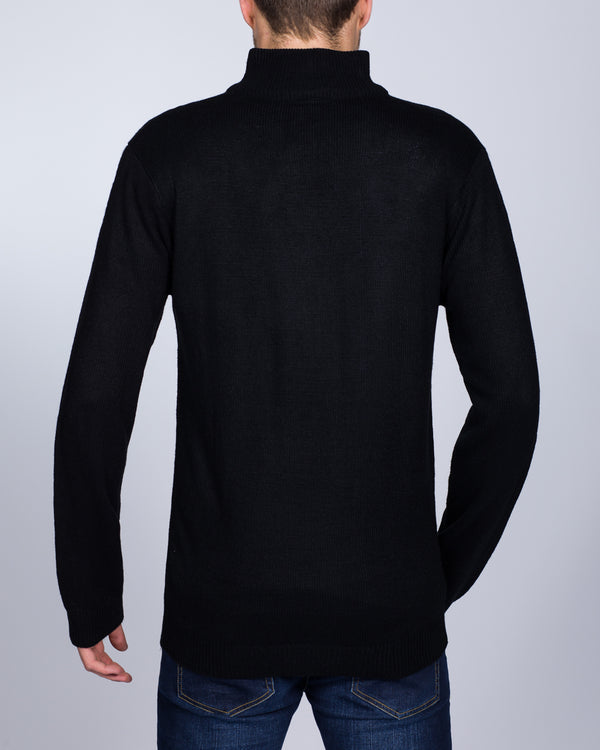 2t Tall 3 Button Jumper (black)