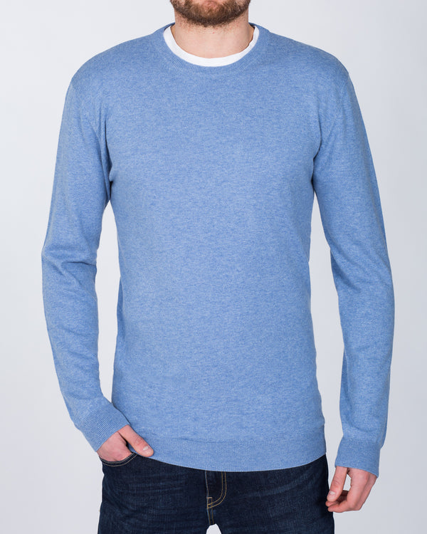 2t Merino Crew Neck Tall Jumper (sky)