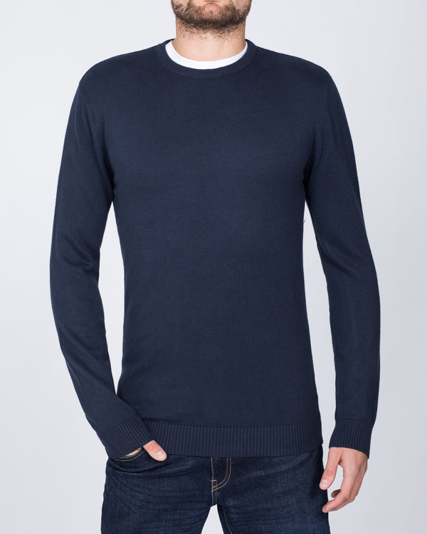 2t Cotton Crew Neck Jumper (navy)