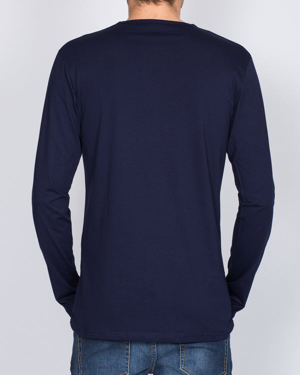 2t Long Sleeve Tall T-Shirt (dark blue)