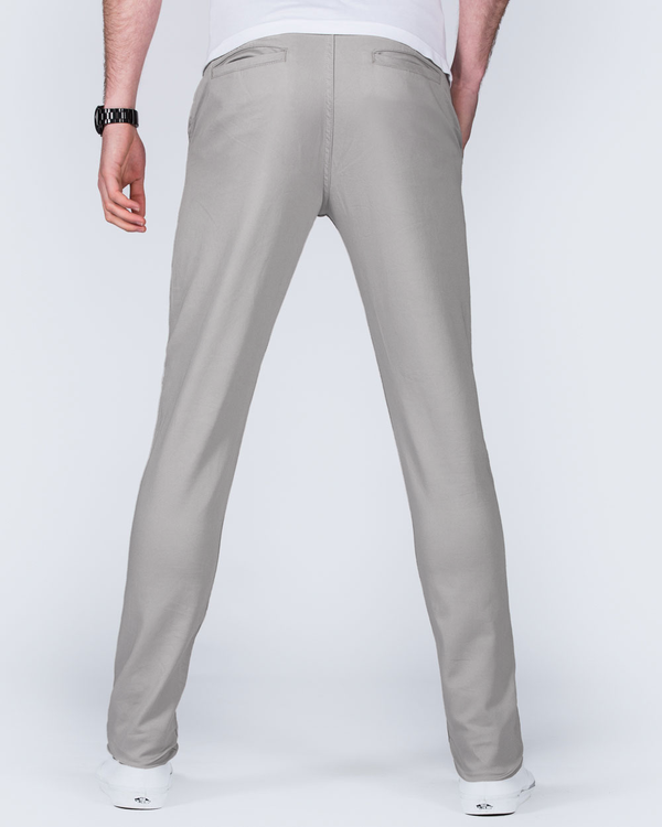 2t Oliver Slim Fit Tall Chinos (light grey)