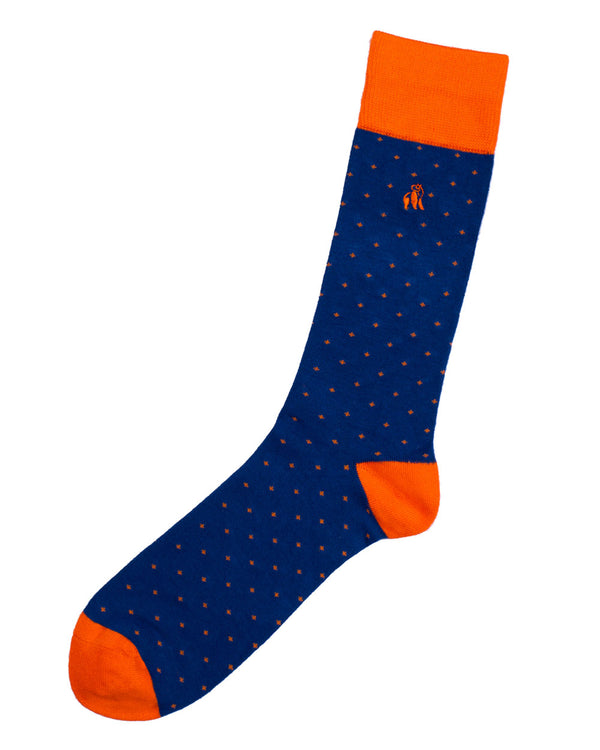 Swole Panda Bamboo Socks 1 Pair (spotted orange)