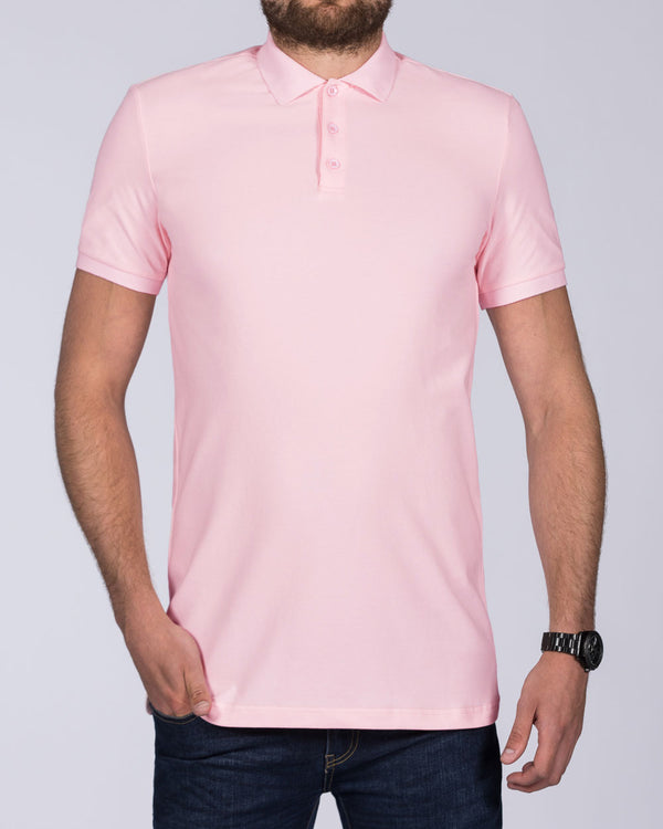 2t Jack Slim Fit Tall Polo Shirt (pink)