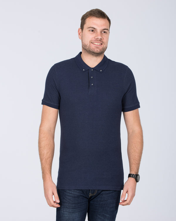 2t Finner Slim Fit Tall Polo Shirt (navy)