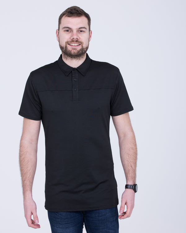 2t Tall Golf Polo Shirt (black)