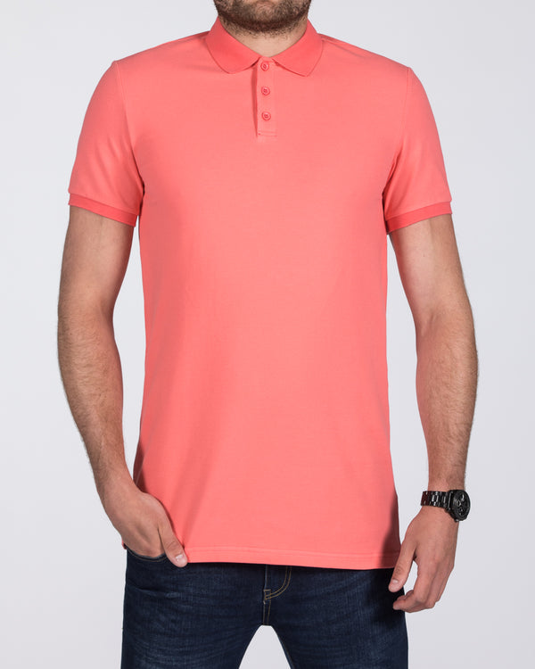 2t Slim Fit Tall Polo Shirt (peach)