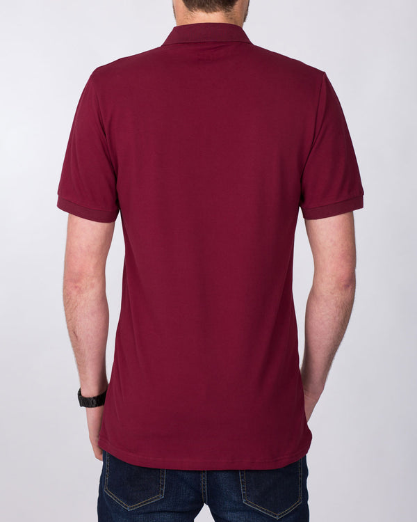 2t Jack Slim Fit Tall Polo Shirt (burgundy)