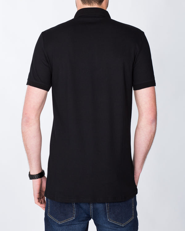 2t Jack Slim Fit Tall Polo Shirt (black)