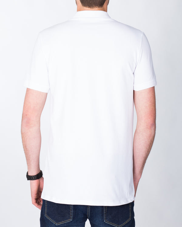 2t Jack Slim Fit Tall Polo Shirt (white)