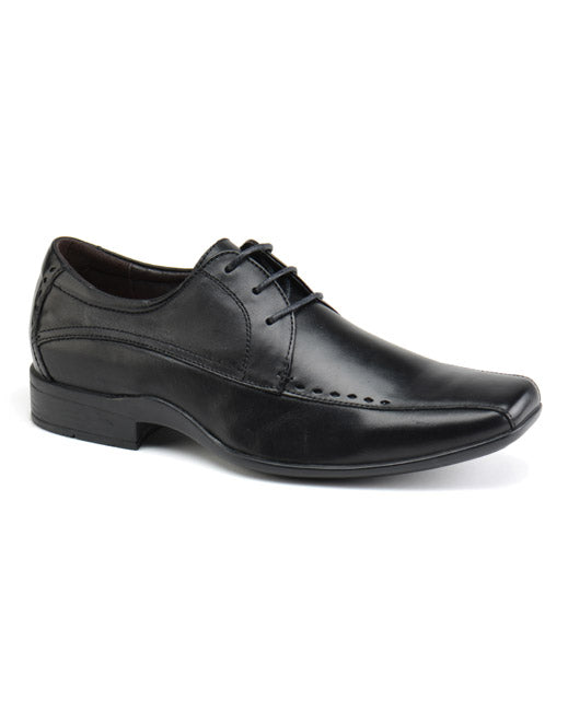 Front Ryton Lace-Up Shoe (black)