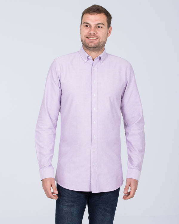 2t Slim Fit Long Sleeve Tall Shirt (lilac)