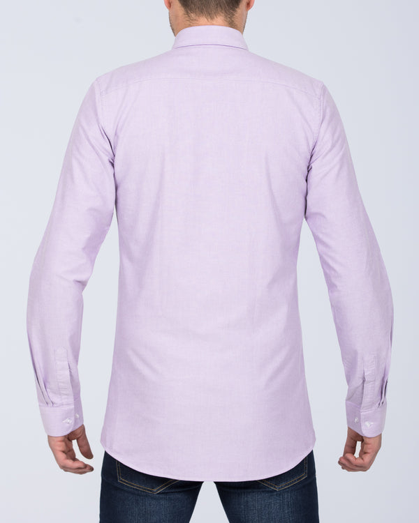 2t Slim Fit Long Sleeve Tall Shirt (lilac)