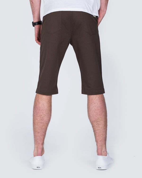 Ed Baxter Marakesh Tall Chino Shorts (olive grey)