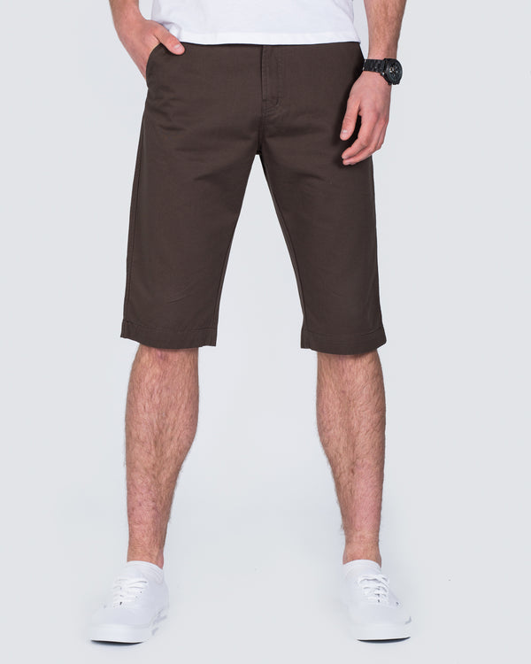 Ed Baxter Marakesh Tall Chino Shorts (olive grey)