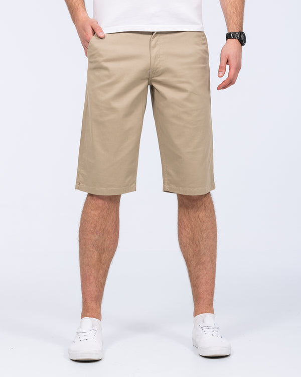 2t Grant Regular Fit Tall Chino Shorts (beige)