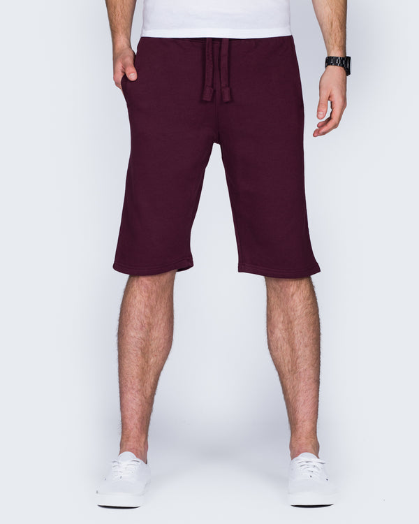 2t Tall Sweat Shorts (burgundy)