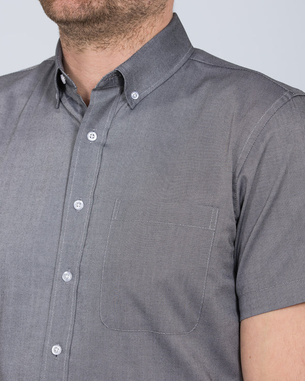 2t Slim Fit Short Sleeve Tall Shirt (dark grey)