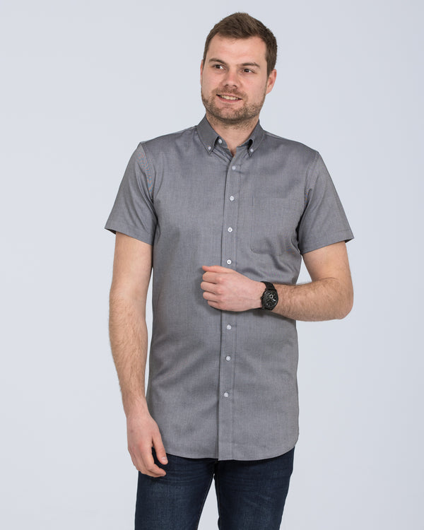 2t Slim Fit Short Sleeve Tall Shirt (dark grey)