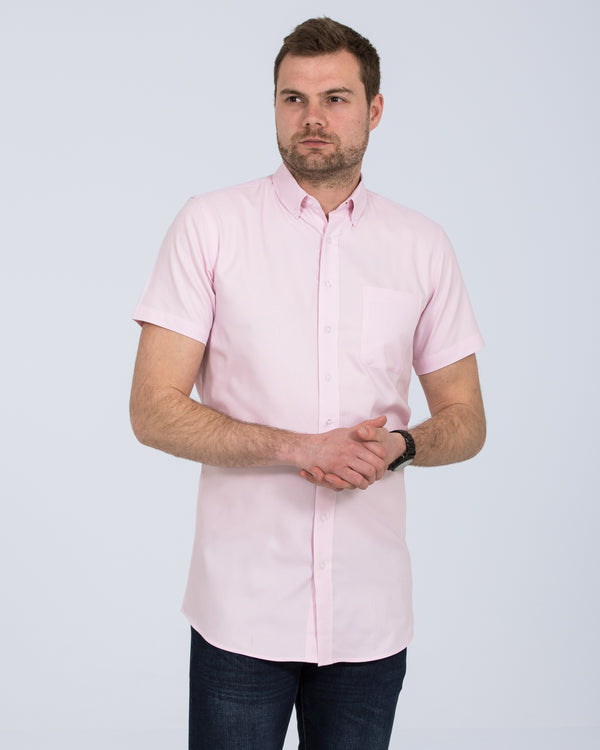 2t Short Sleeve Slim Fit Tall Shirt (pink)