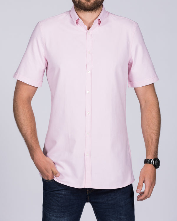 2t Leo Slim Fit Short Sleeve Tall Shirt (pink)