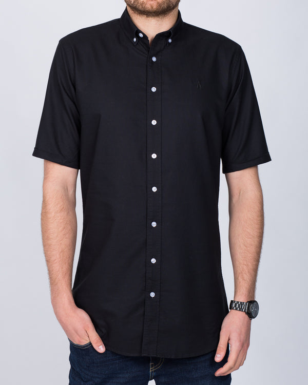 2t Slim Fit Short Sleeve Tall Shirt (black)