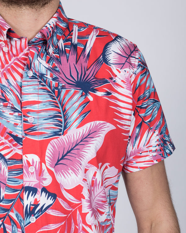 2t Short Sleeve Tall Shirt (hawaiian print)