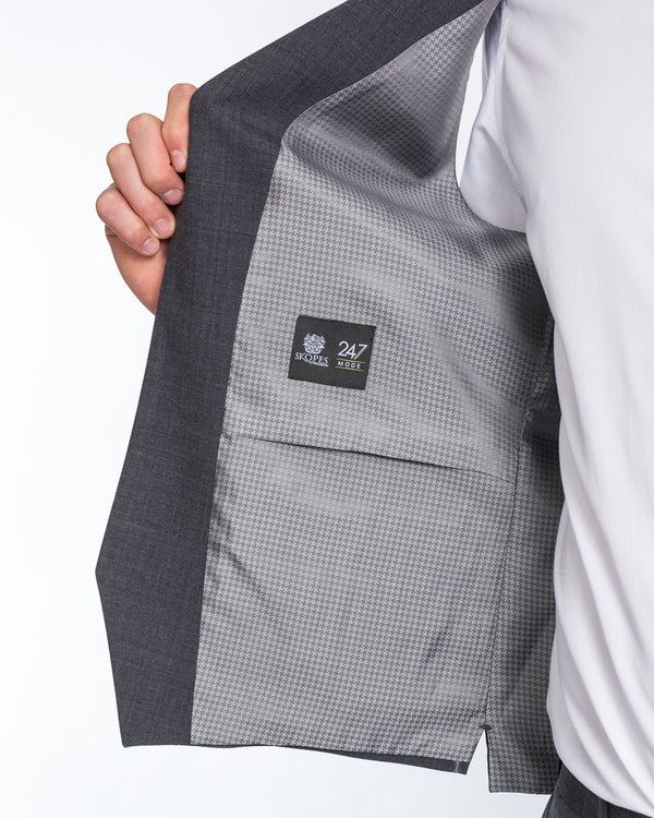 Skopes Regular Fit Wool Tall Suit (grey)