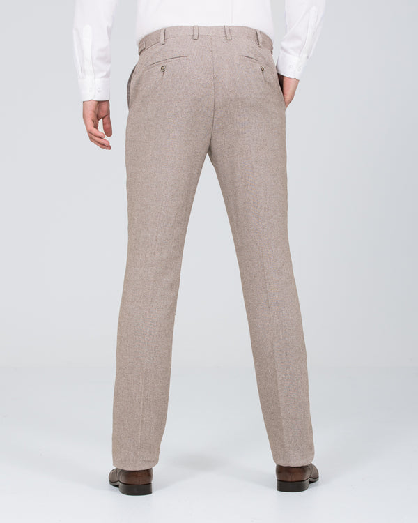 Skopes Jude Slim Fit Tall Suit (stone herringbone)