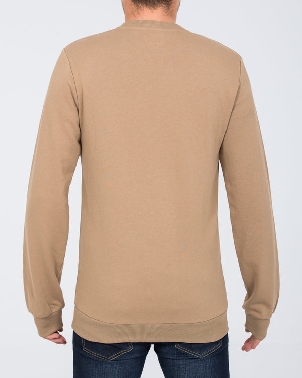 2t Alvin Slim Fit Tall Sweatshirt (taupe)