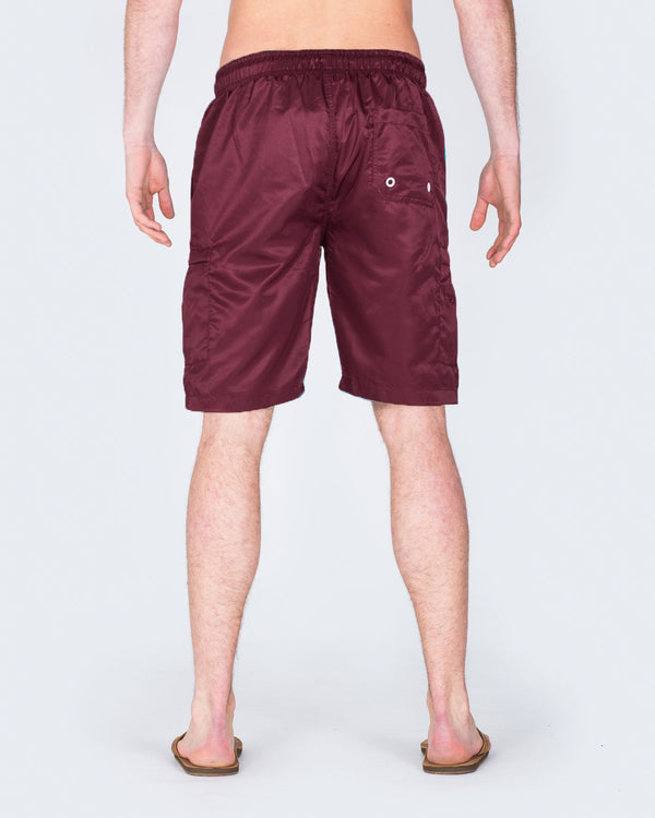 2t Tall Cargo Swim Shorts (burgundy)