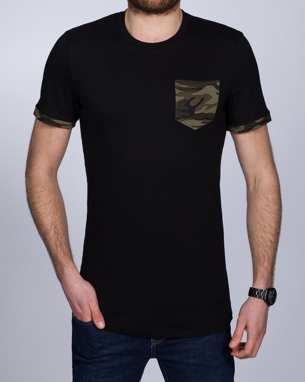 2t Printed Tall T-Shirt (camo pocket)