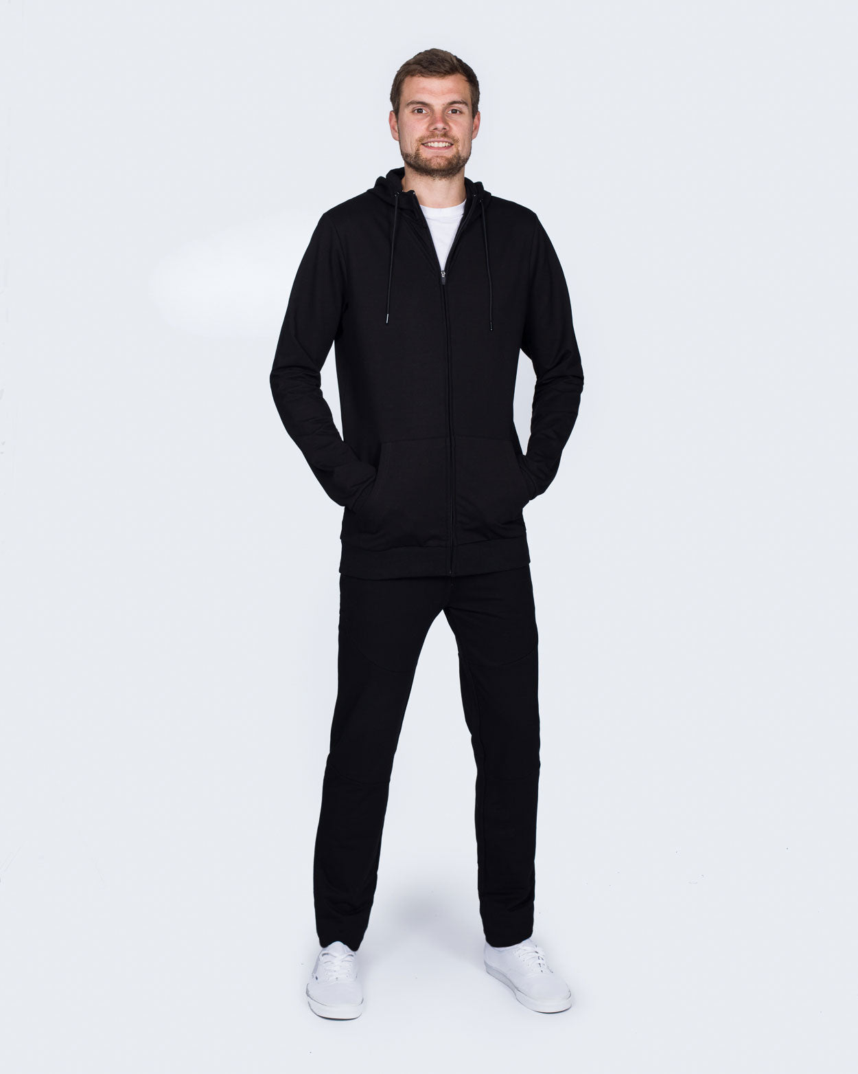 2t Zip Up Extra Long Tall Mens Training Hoodie black Tall Mens Clothing 2tall