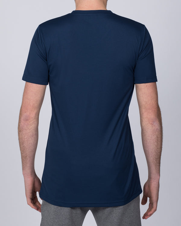 2t Dry Tech V-Neck Training Top (navy)