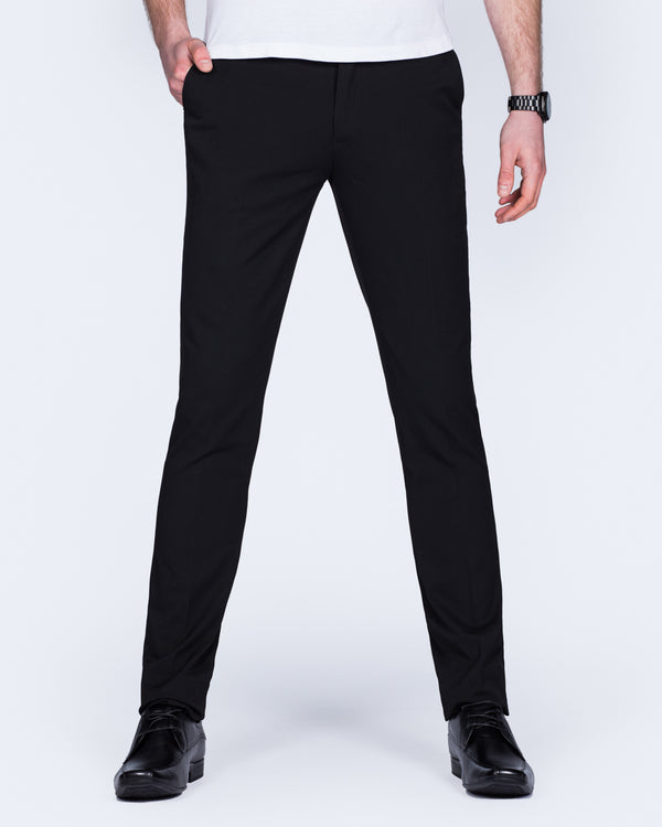 2t Slim Fit Tall Trousers (black)