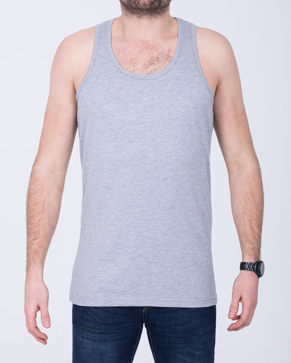 2t Samuel Tall Vest Top (heather grey)