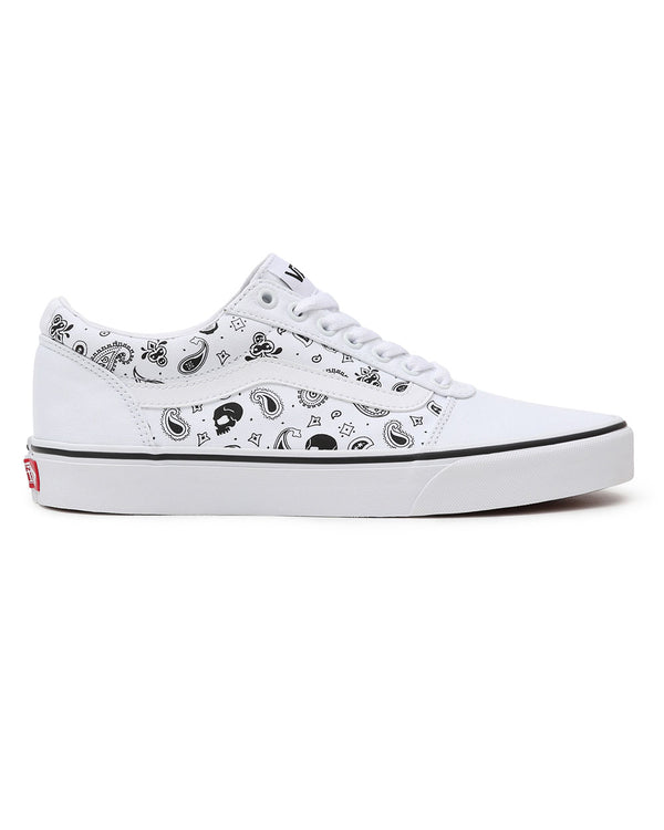 Vans Ward Skull Bandana (white/white)