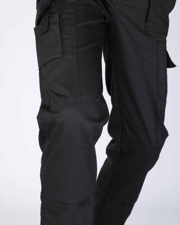 Ed Baxter Multi Pocket Tall Workwear Trousers (black)